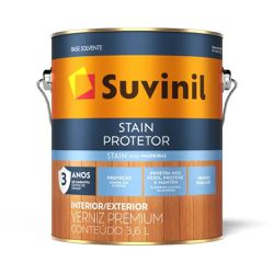 Verniz Stain Protetor Natural Acetinado Suvinil 3,... - Luidar Tintas