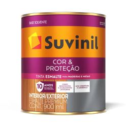 Esmalte Cor e Proteção Acetinado Suvinil 900ml - Luidar Tintas