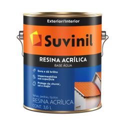 Resina Acrílica Base Agua Suvinil 3,6L - Luidar Tintas