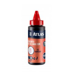 Kit Linha de 30M e Giz em Pó Vermelho AT1405 ATLAS - Luidar Tintas