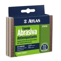 Esponja Abrasiva 120X95 ALTA AT18/100 ATLAS - Luidar Tintas