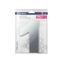 Número Residencial Espelhado 12,5CM 1 PR3002/1 ATL... - Luidar Tintas
