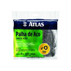Palha de Aço 0 AT90/50 ATLAS - Luidar Tintas