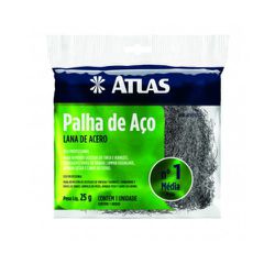 Palha de Aço 1 AT90/60 ATLAS - Luidar Tintas