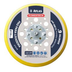 Powertech PAD Para Lixadeira 150MM AT1701/100 ATLA - Luidar Tintas