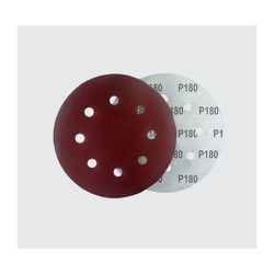 Pac 5 Discos De Lixa 100 180MM 8 Furos NAUBER - Luidar Tintas