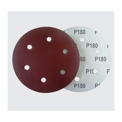 Pac 5 Discos De Lixa 180 225MM 6 Furos NAUBER - Luidar Tintas