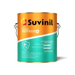 Tinta Acrílica Fachada Protegida Suvinil 3,6L - Luidar Tintas