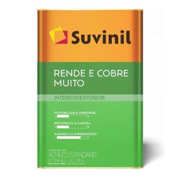 Tinta Acrílica Rende e Cobre Muito Suvinil 18l - Luidar Tintas