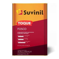 Tinta Acrílica Toque Fosco Suvinil 18l - Luidar Tintas