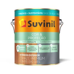 Esmalte Brilhante Base Água Suvinil 3,6L - Luidar Tintas