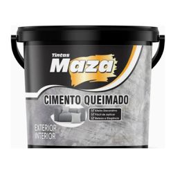 Cimento Queimado Maza balde 23kg - Luidar Tintas