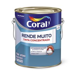 Tinta Acrílica Rende Muito Coral Branco Neve 3,6l - Luidar Tintas
