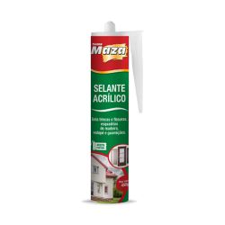 Silicone Acrílico Base Água Branco Maza 440g - Luidar Tintas