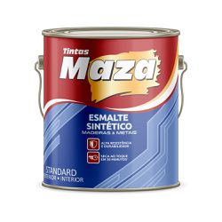 Esmalte brilhante base água Maza 3,6l - Luidar Tintas