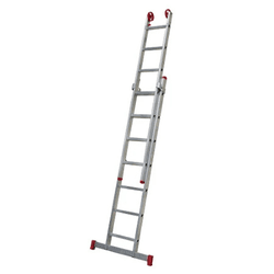 Escada Aluminio Extensiva Botafogo 07x02 Degraus - Luidar Tintas