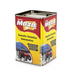 Esmalte Sintético Preto Fosco 18L Maza - Luidar Tintas