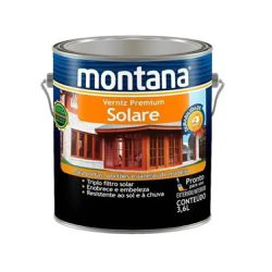 Vernis Natural Solare acetinado Montana 3,6L - Luidar Tintas