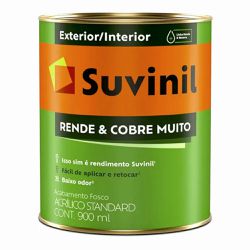 Tinta Suvinil para parede acrilico rende e cobre m... - Luidar Tintas
