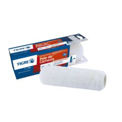 Rolo De Lã de Carneiro Sem Cabo 1391 - Tigre 23cm - Luidar Tintas