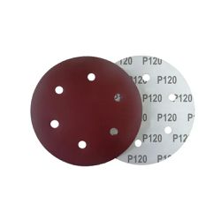 Disco De Lixa 120 225MM 6 Furos NAUBER - Luidar Tintas