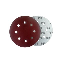Disco de Lixa com 8 Furos Grão 180mm Nauber - Luidar Tintas