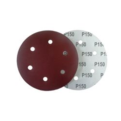 Disco De Lixa 150 225MM 6 Furos NAUBER - Luidar Tintas