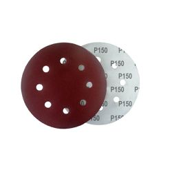 Disco De Lixa 150 180MM 8 Furos NAUBER - Luidar Tintas