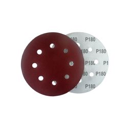 Disco De Lixa 180 180MM 8 Furos NAUBER - Luidar Tintas