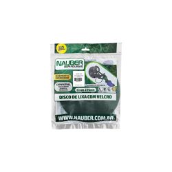 Pac 5 Discos De Lixa 120 180MM 8 Furos NAUBER - Luidar Tintas