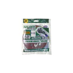 Pac 5 Discos De Lixa 120 225MM 6 Furos NAUBER - Luidar Tintas