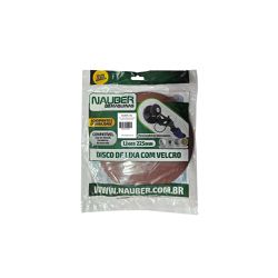 Pac 5 Discos De Lixa 150 225MM 8 Furos NAUBER - Luidar Tintas