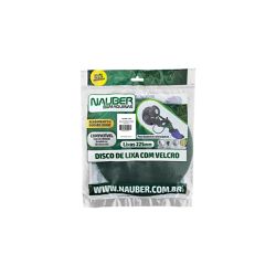 Pac 5 Discos De Lixa 180 180MM 8 Furos NAUBER - Luidar Tintas