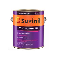 Tinta Acrílica lavável Premium Fosco Completo 3,6l... - Luidar Tintas