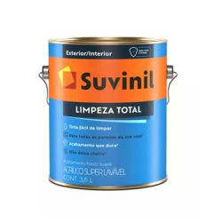 Tinta Acrílica Super Lavável Limpeza Total Suvinil... - Luidar Tintas