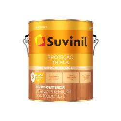 Verniz Tripla Proteção Fosco Natural Suvinil 3,6L - Luidar Tintas