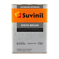 Suvinil.text.efeito Brilho Preto 25kg - Luidar Tintas
