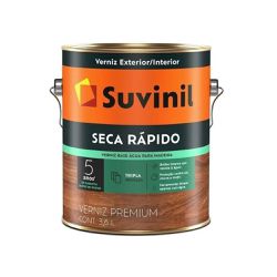 Verniz Base Água Para Madeira Seca Rápido 3,6l Imb... - Luidar Tintas