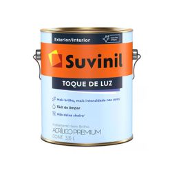 Tinta Acrílica Toque de Luz Lavável Suvinil 3,6l B... - Luidar Tintas