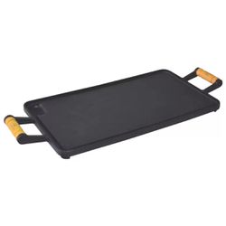 Chapa Bifeteira de Ferro Fundido 25 x 45cm - Rig -... - LUJÃO
