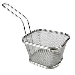 Cesto Para Servir Porções Inox 13x11x8Cm - Ke Home... - LUJÃO