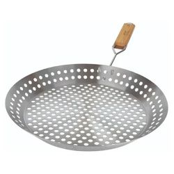 Frigideira Grelha Para Churrasco Inox - Mor - 1531 - LUJÃO