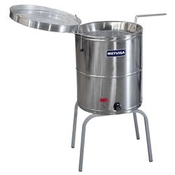 Fritadeira Elétrica 38 Litros 220V 5000W Inox - Me... - LUJÃO