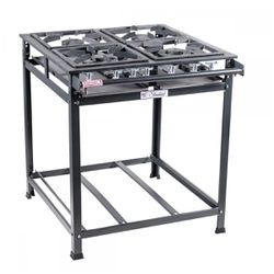 Fogão Industrial 4 Bocas 2D/2S PQ Baixa Pressão P5... - LUJÃO