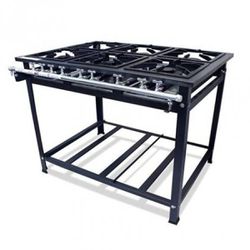 Fogão Industrial 6 Bocas 3D/3S Baixa Pressão P7 G3... - LUJÃO