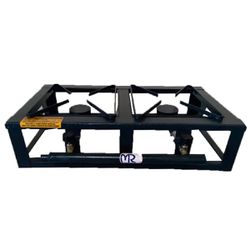Fogão Industrial De Mesa 2 Bocas Alta Pressão P3,5... - LUJÃO