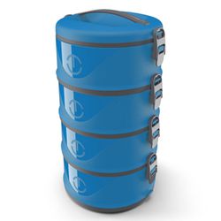Marmita Térmica Milão Quádruplo Azul - Unitermi - ... - LUJÃO