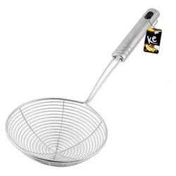Escumadeira Para Fritura 16Cm Inox - Ke Home - 694 - LUJÃO