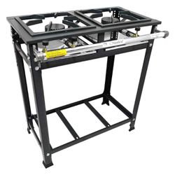 Fogão Industrial 2 Bocas Alta Pressão P5 G30x30 St... - LUJÃO