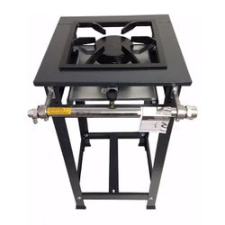 Fogão Industrial 1 Boca Alta Pressão P5 G30x30 Sta... - LUJÃO